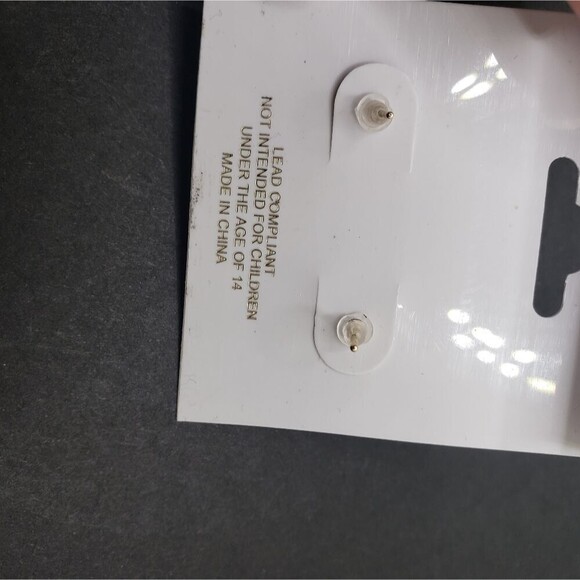 magenta color stud Mickey mouse earrings - Picture 3 of 3